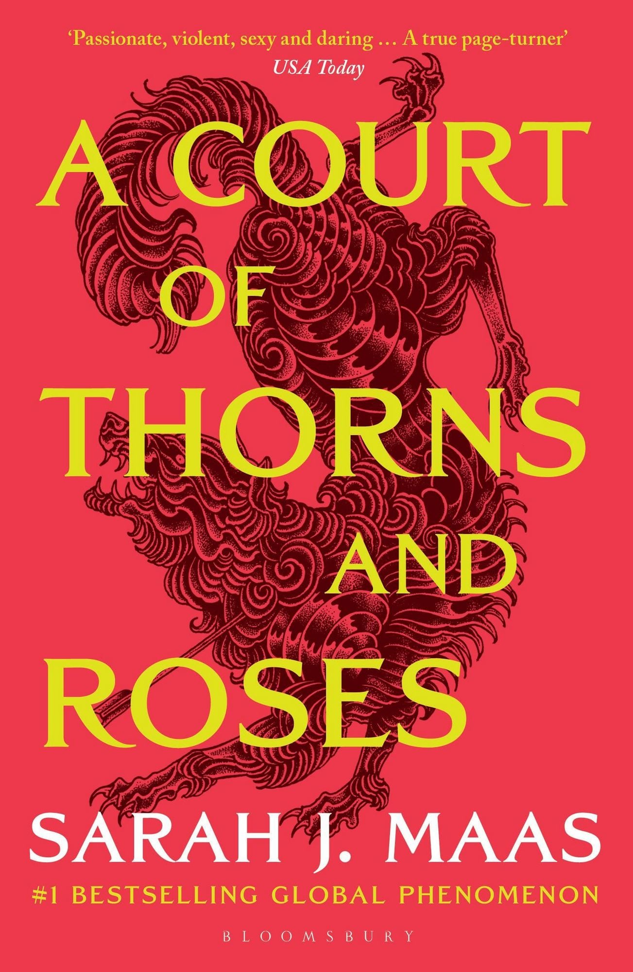A Court of Thorns and Roses by Sarah J. Maas book cover