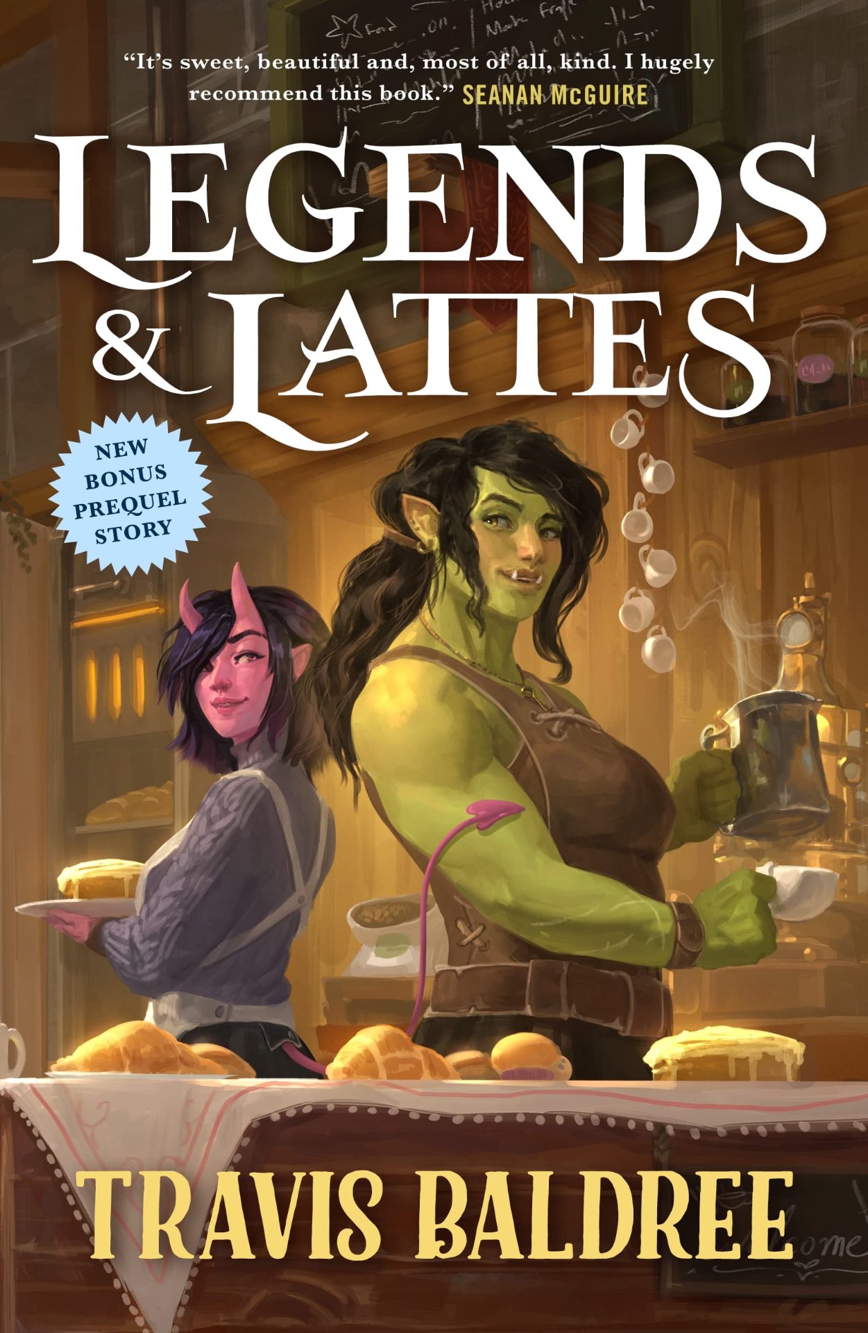 Legends & Lattes by Travis Baldree — book cover