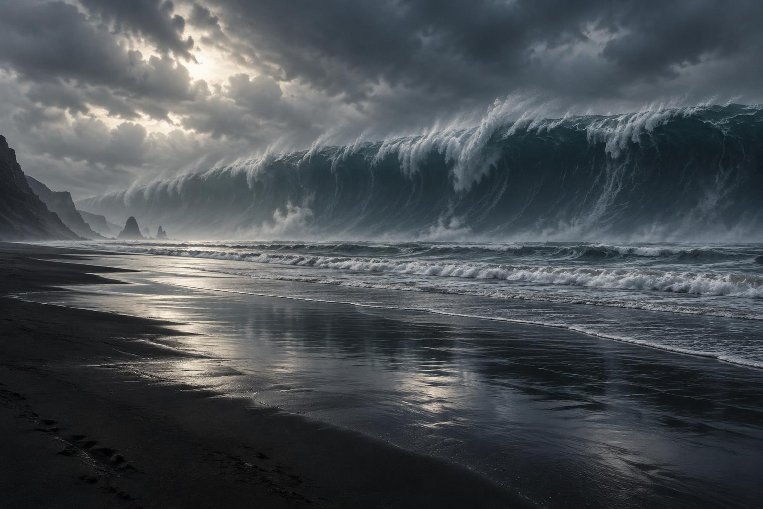 When the Sea Pulled Back
